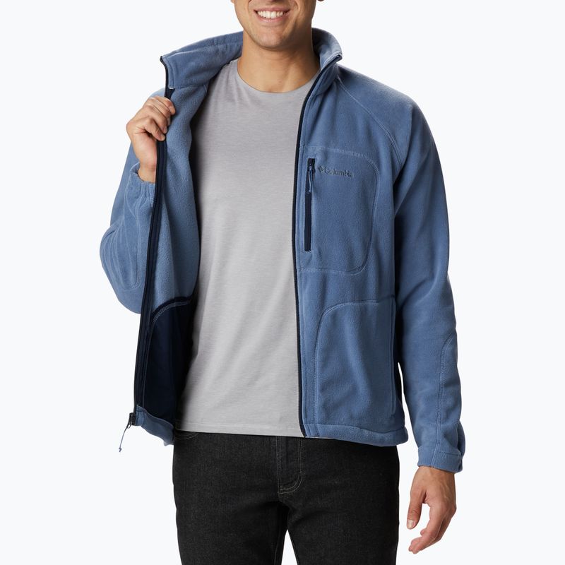 Кофта трекінгова чоловіча Columbia Fast Trek II bluestone/collegiate navy 5