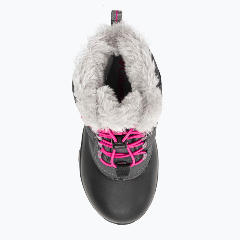 Черевики зимові дитячі Columbia Rope Tow III WP Girl dark grey/haute pink 6
