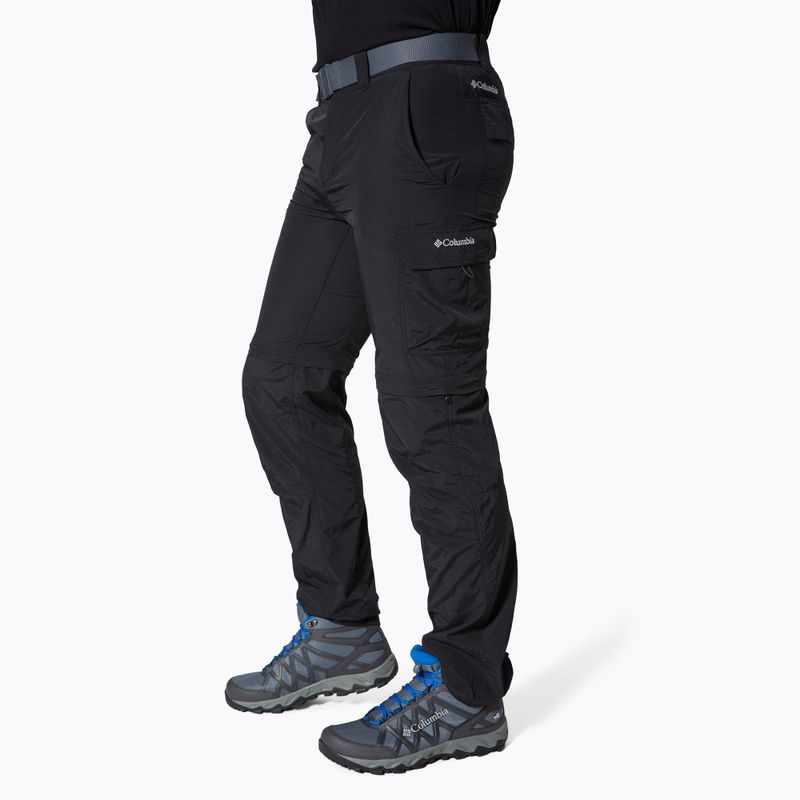 Трекінгові штани чоловічі  Columbia Silver Ridge II Converti black