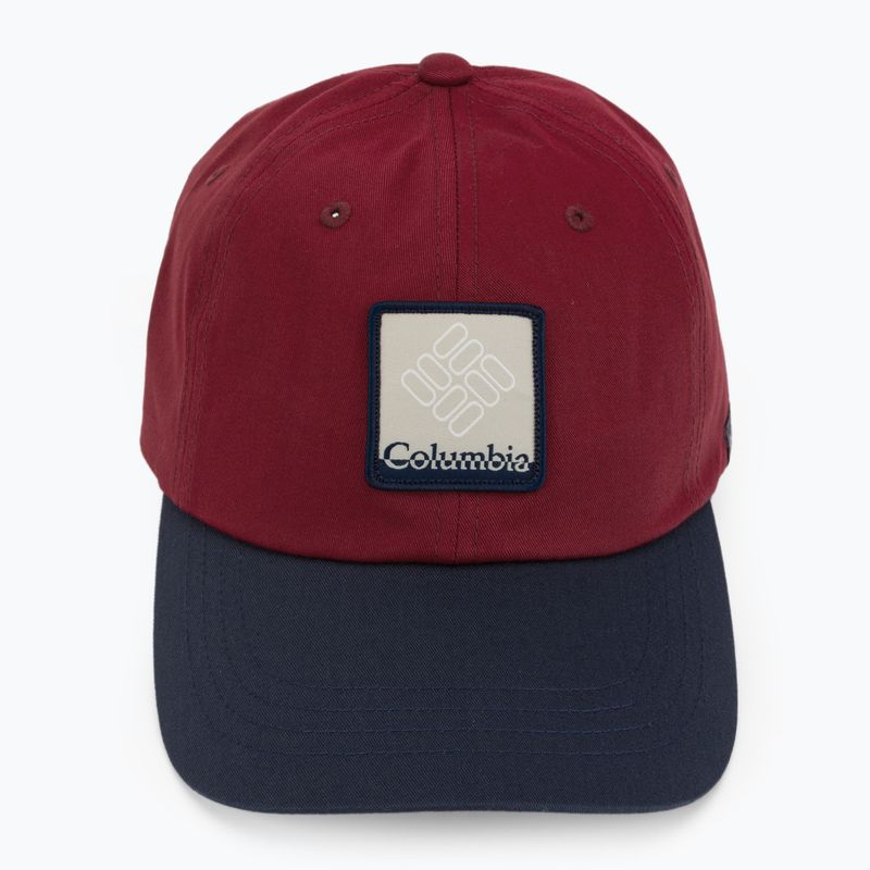 Бейсболка Columbia Roc II Ball red jasper/coll navy/gem patch 4