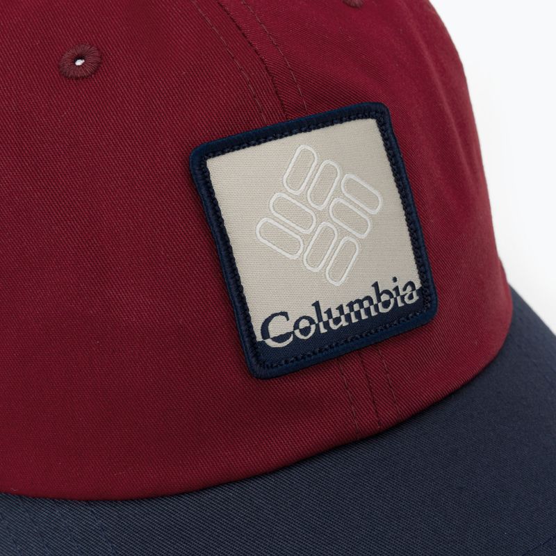 Бейсболка Columbia Roc II Ball red jasper/coll navy/gem patch 5