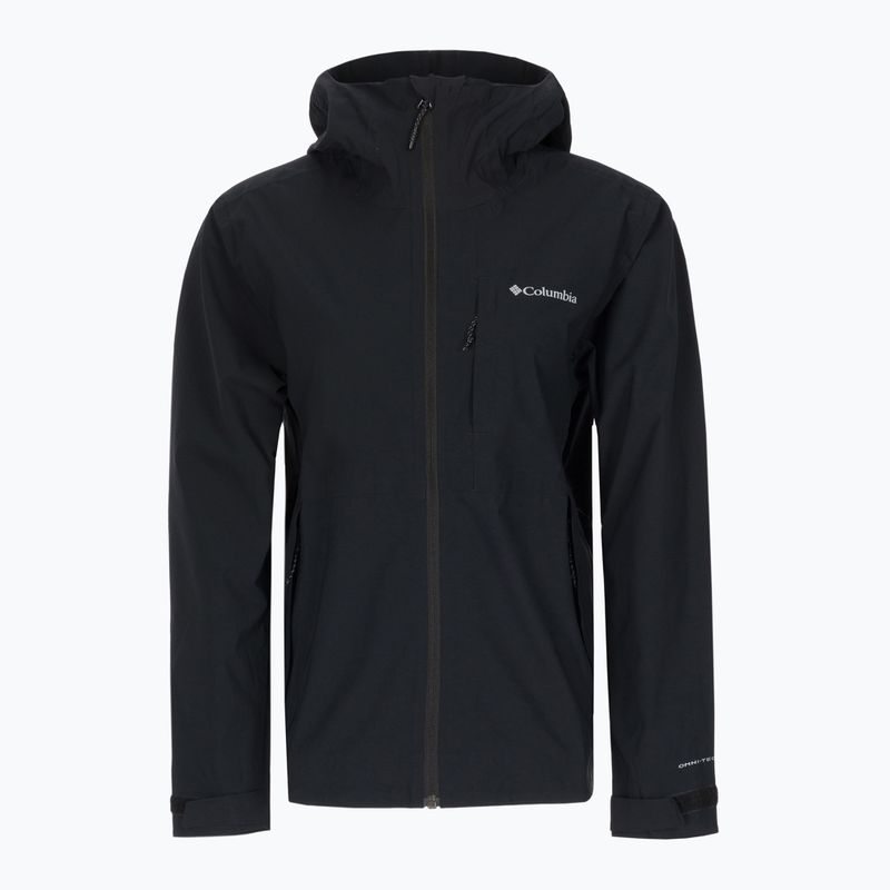 Куртка дощовик жіноча Columbia Omni-Tech Ampli-Dry black 8