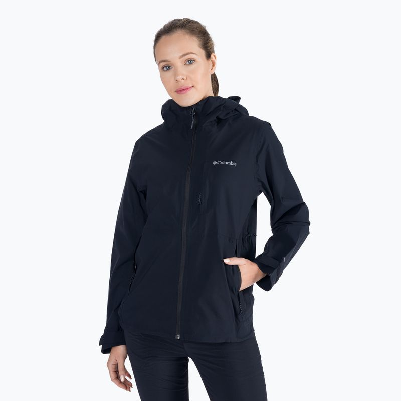 Куртка дощовик жіноча Columbia Omni-Tech Ampli-Dry black