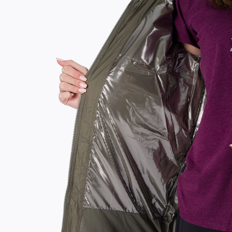 Пуховик жіночий Columbia Pike Lake Long stone green/olive green 7