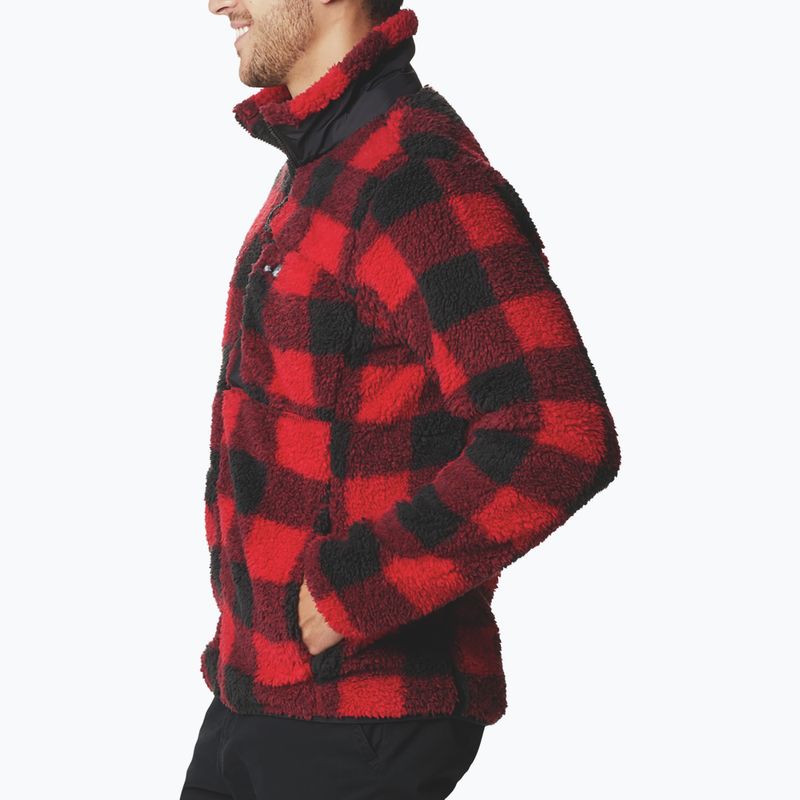 Кофта трекінгова чоловіча Columbia Winter Pass Print Fleece mountain red check 9