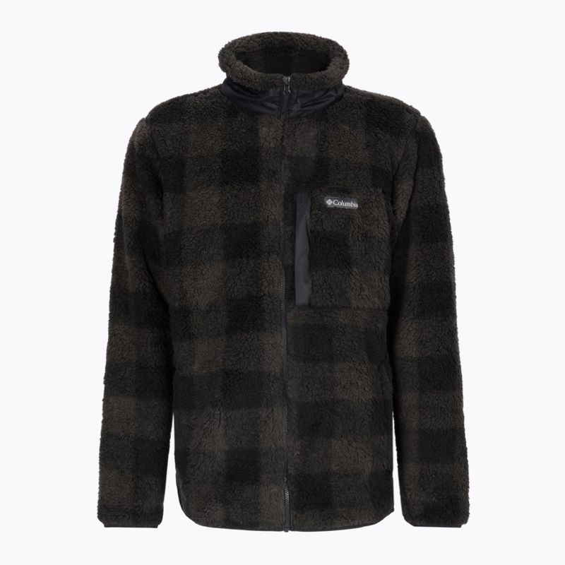 Кофта трекінгова чоловіча Columbia Winter Pass Print Fleece black check 8