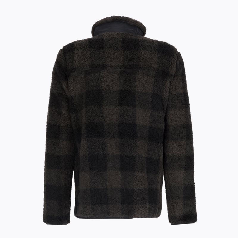Кофта трекінгова чоловіча Columbia Winter Pass Print Fleece black check 9
