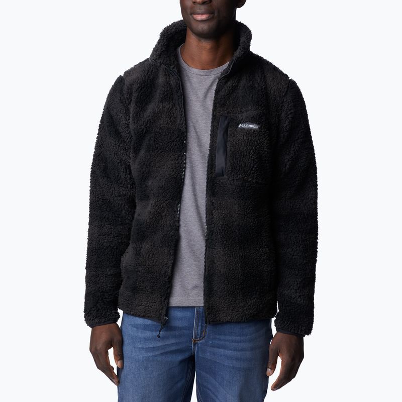 Кофта трекінгова чоловіча Columbia Winter Pass Print Fleece black check 3