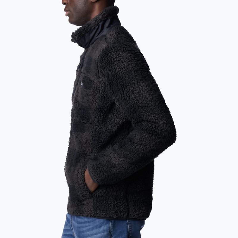 Кофта трекінгова чоловіча Columbia Winter Pass Print Fleece black check 4