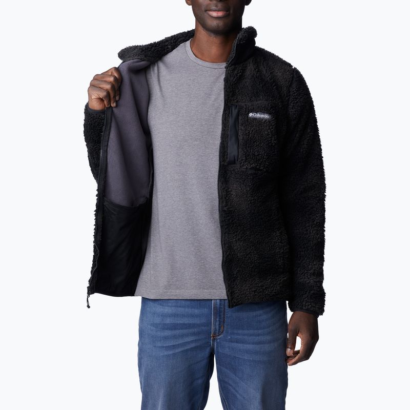 Кофта трекінгова чоловіча Columbia Winter Pass Print Fleece black check 5