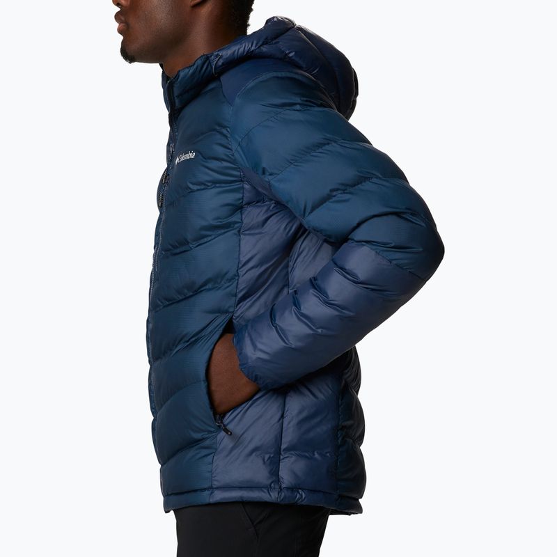 Пуховик чоловічий Columbia Labyrinth Loop Hooded collegiate navy 3