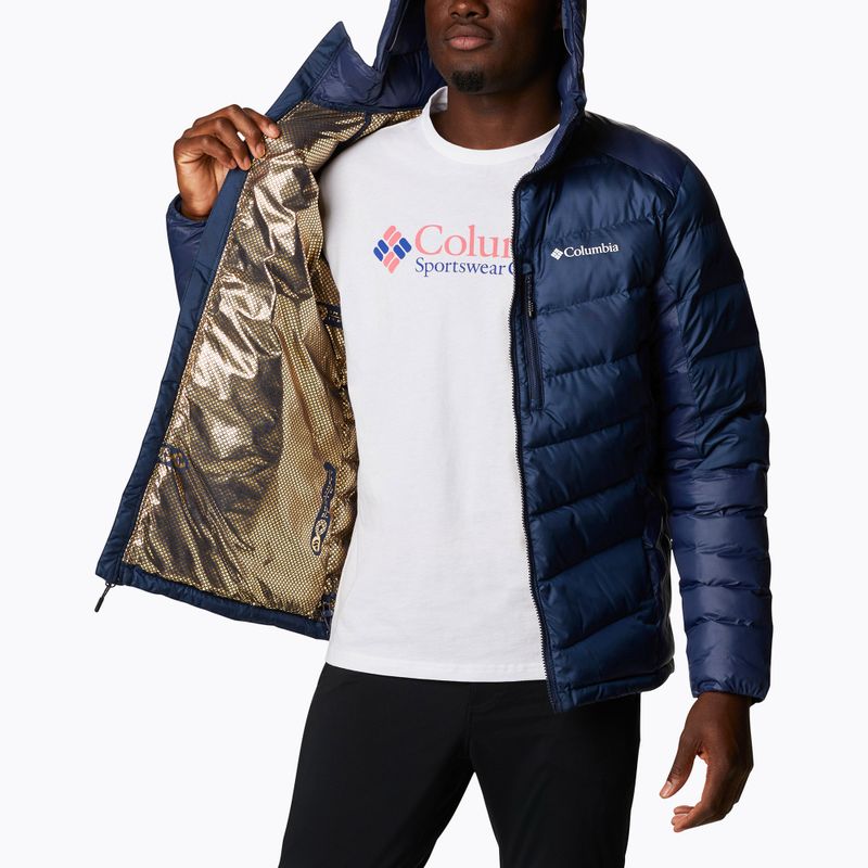 Пуховик чоловічий Columbia Labyrinth Loop Hooded collegiate navy 4