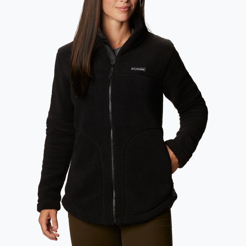 Кофта трекінгова жіноча Columbia West Bend Full Zip black