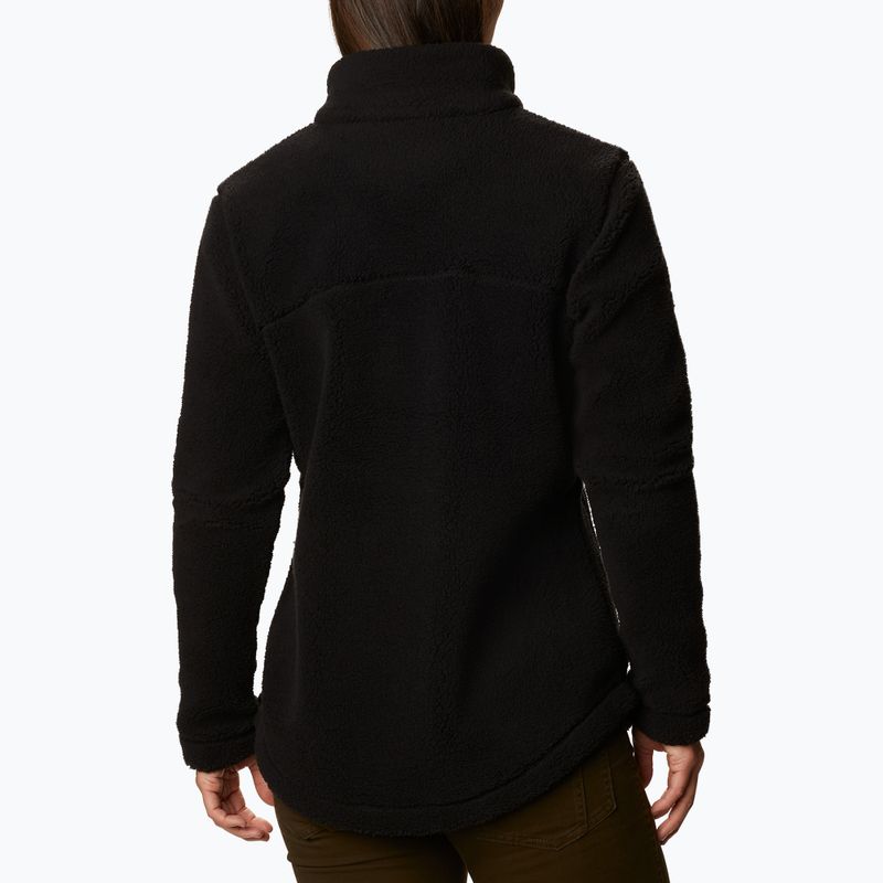 Кофта трекінгова жіноча Columbia West Bend Full Zip black 3
