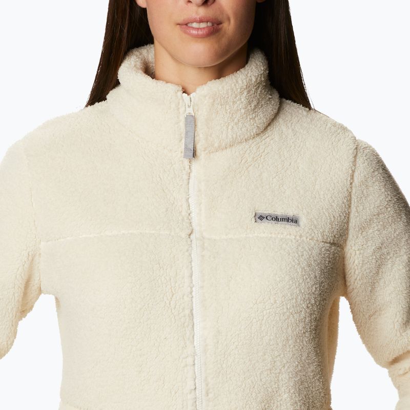 Кофта трекінгова жіноча Columbia West Bend Full Zip chalk 4