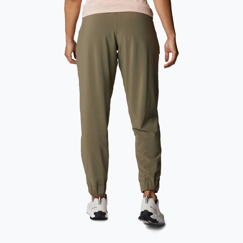 Штани трекінгові жіночі Columbia Pleasant Creek Warm Jogger stone green 3
