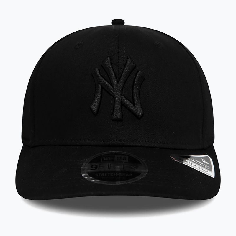 Бейсболка New Era Tonal Black 9Fifty Stretch Snap New York Yankees black 3