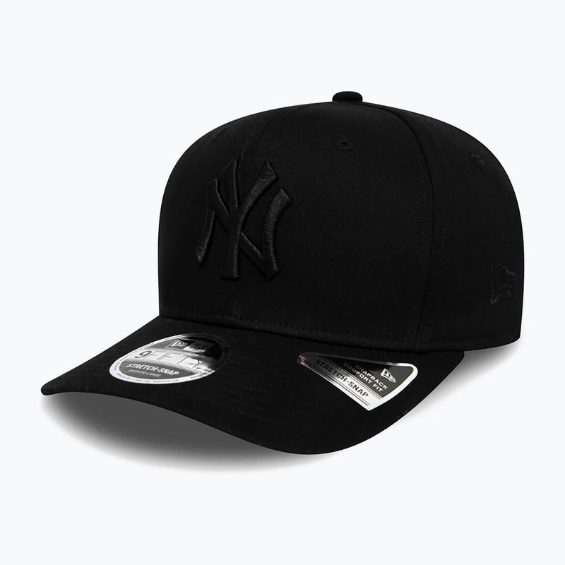Бейсболка New Era Tonal Black 9Fifty Stretch Snap New York Yankees black 4
