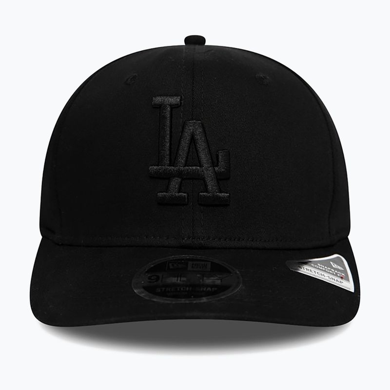 Бейсболка New Era Tonal Black 9Fifty Stretch Snap Los Angeles Dodgers black 3