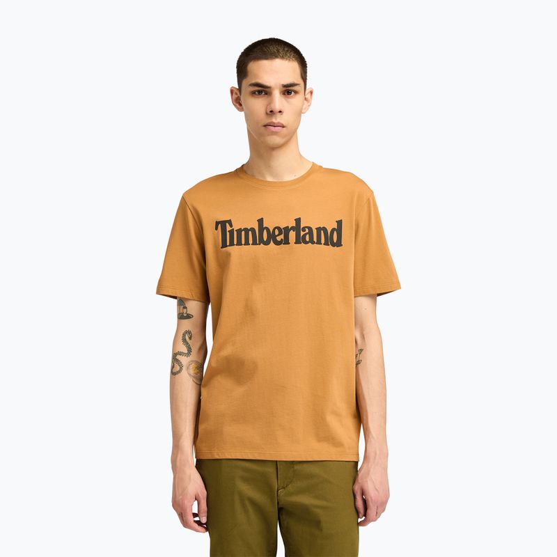 Футболка чоловіча Timberland Tfo Wordmark Logo wheat boot