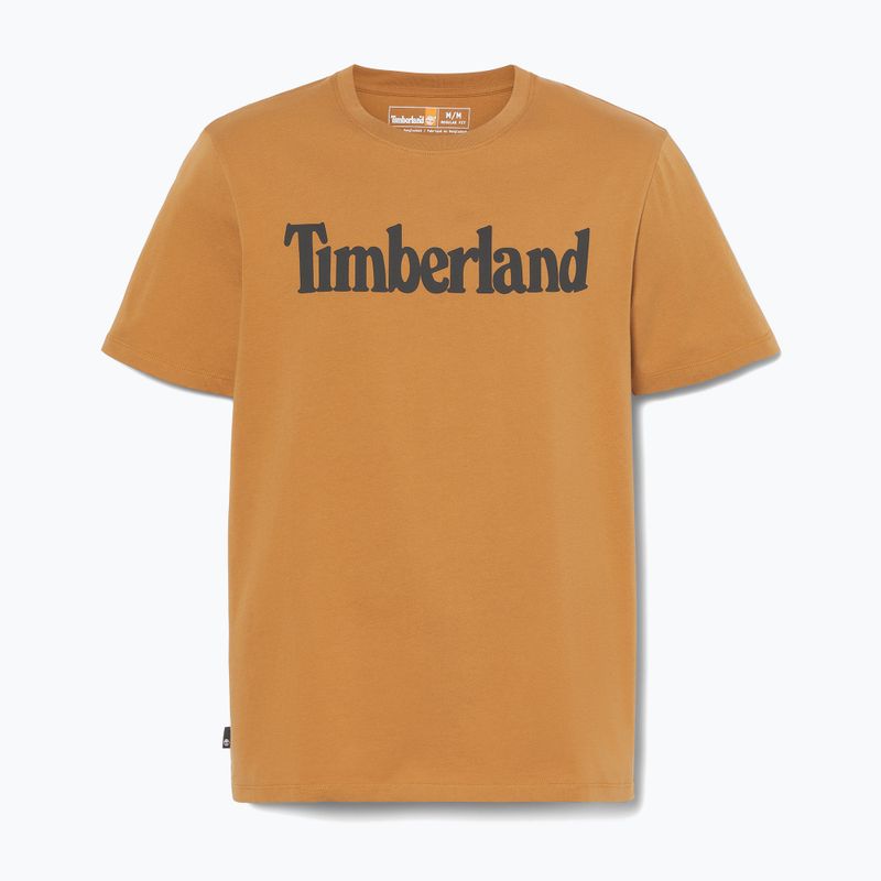 Футболка чоловіча Timberland Tfo Wordmark Logo wheat boot 4