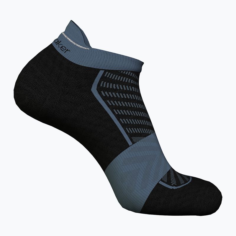 Шкарпетки для бігу чоловічі icebreaker Merino Run+ Ultralight Micro black/graphite 2