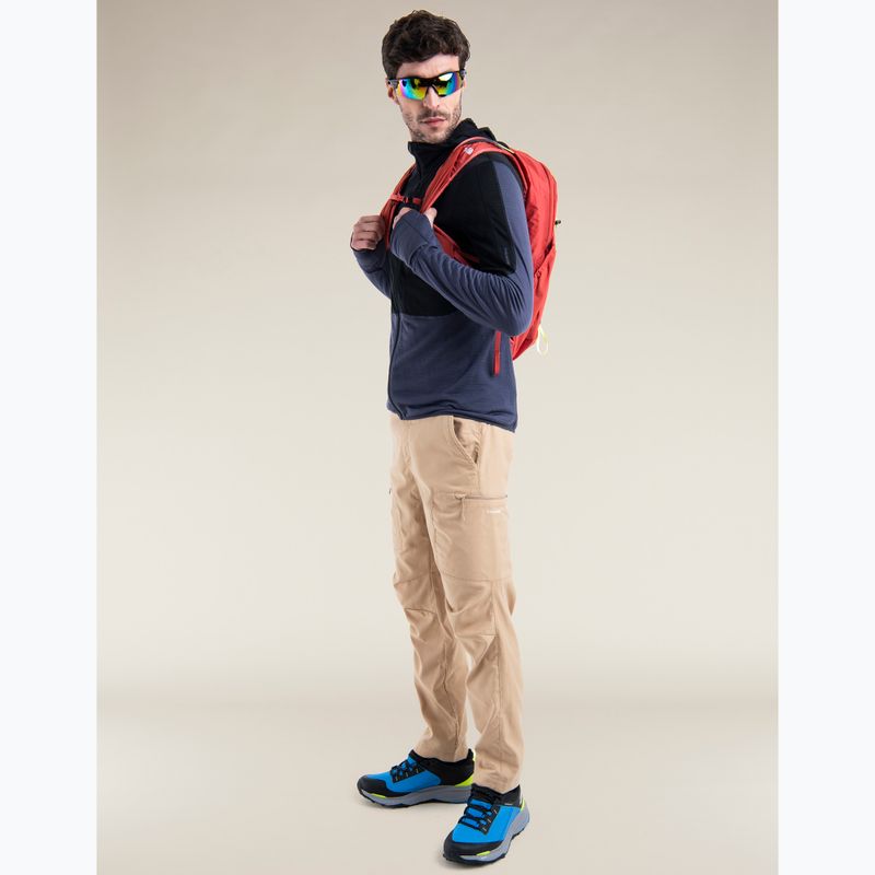 Чоловіча трекінгова куртка Icebreaker Merino 200 Realfleece™ Descender black/graphite/cb 8