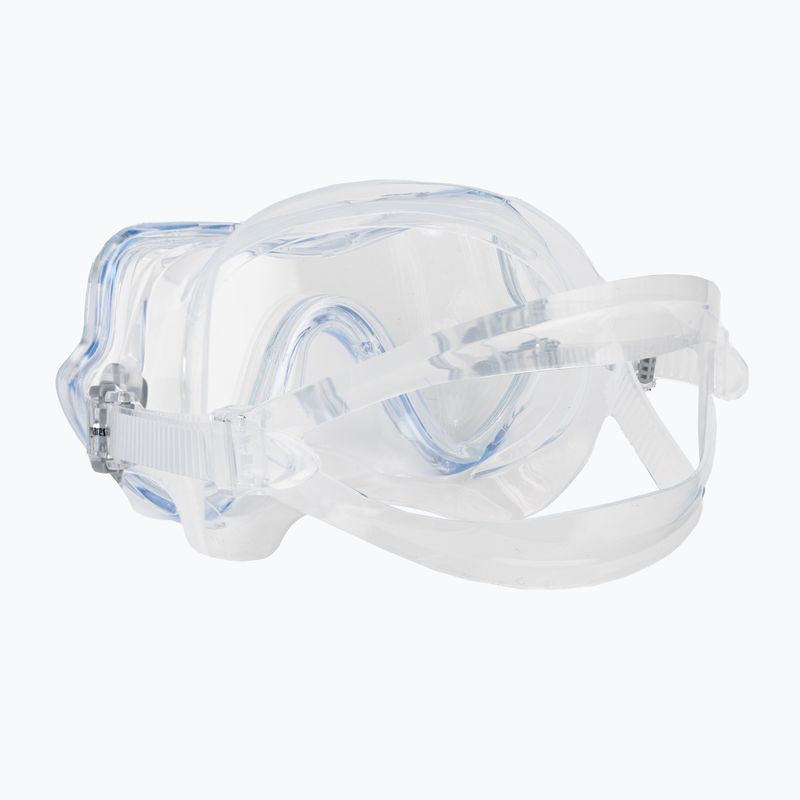 Маска для снорклінгу Mares Pure Vision прозоро-синя 411217 4