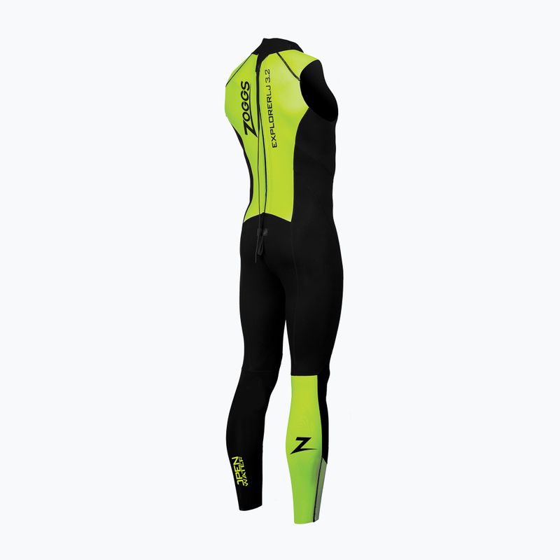 Гідрокостюм чоловічий Zoggs OW Explorer LJ 3.2.2 мм black/lime 2