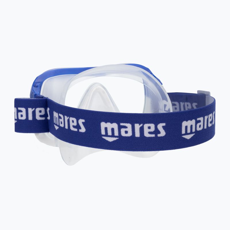 Маска для снорклінгу Mares Keewee прозоро-синя 411075 4