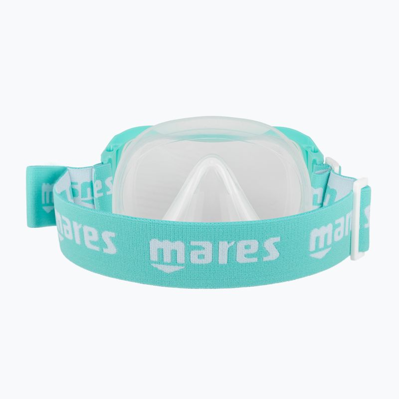 Маска для снорклінгу Mares Keewee прозоро-блакитна 411075 5