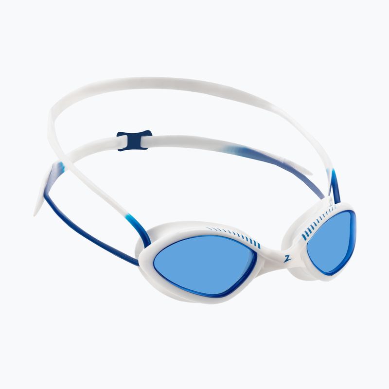 Окуляри для плавання Zoggs Tiger white/blue/tint blue 461095