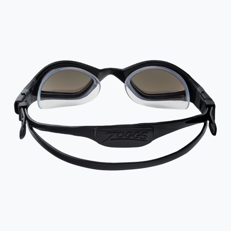 Окуляри для плавання Zoggs Tiger LSR+ Titanium black/grey/mirror gold 461092 5