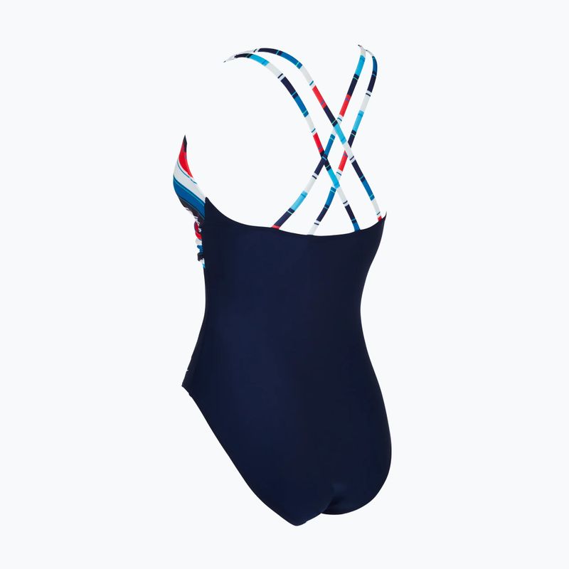 Жіночий злитий купальник Zoggs Seamarine Panel Crossback 2
