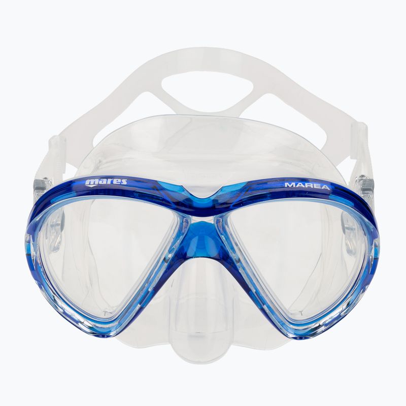 Маска для підводного плавання Mares Marea blue reflex/clear 2