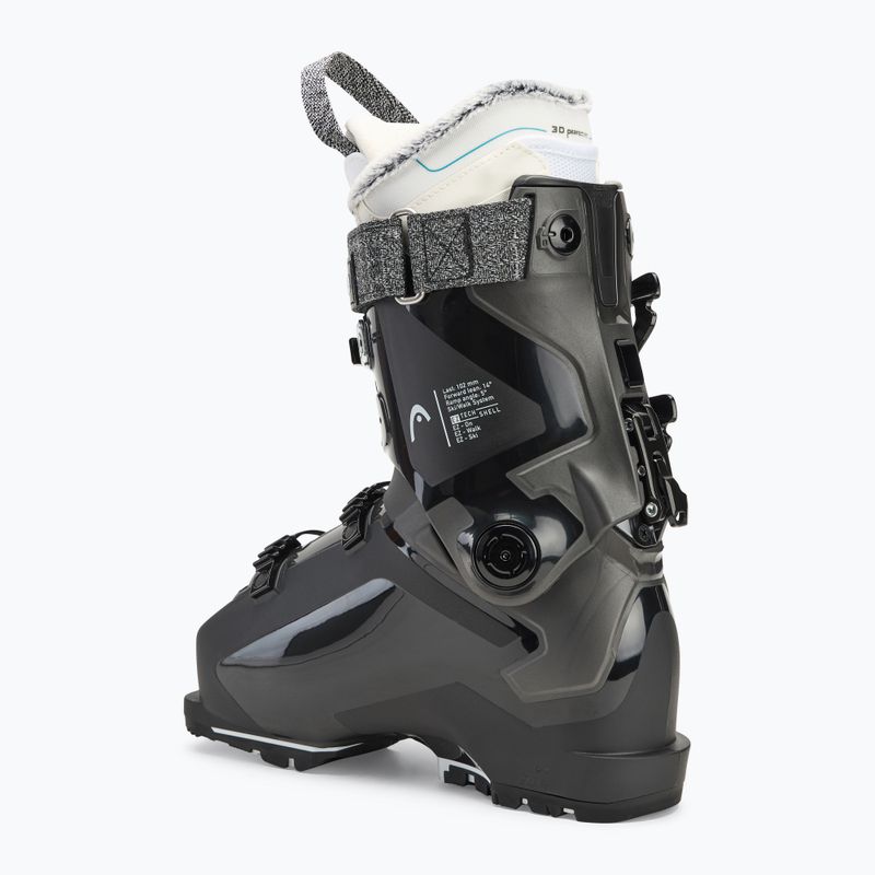 Черевики лижні жіночі HEAD Edge 95 W HV GW black/turquoise 2