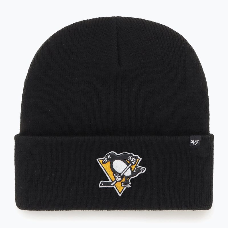 Шапка зимова 47 Brand NHL Pittsburgh Penguins Haymaker black