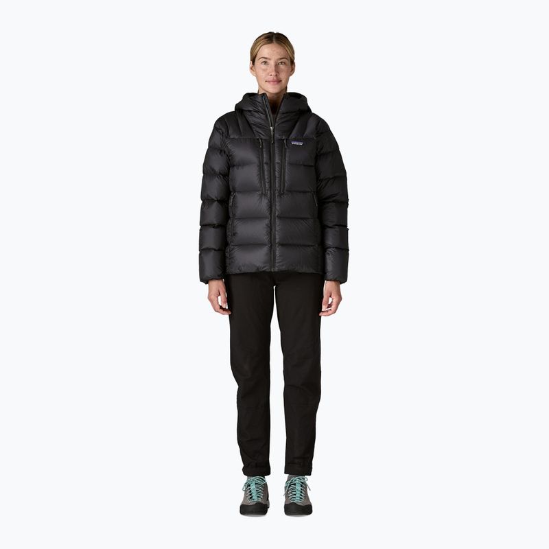Жіночий пуховик Patagonia Fitz Roy Down Hoody чорний 2