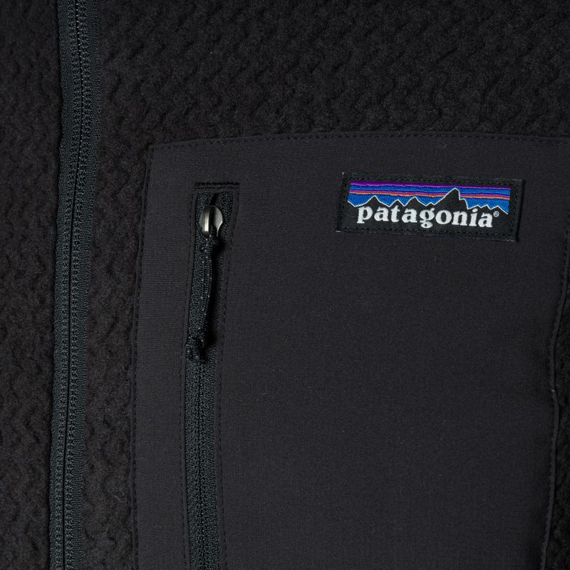 Кофта флісова чоловіча Patagonia R1 Air Full-Zip black 5