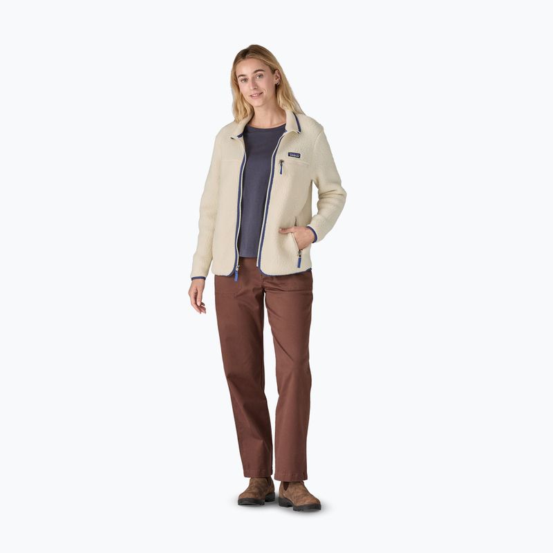 Кофта трекінгова жіноча Patagonia Retro Pile permafrost natural 2