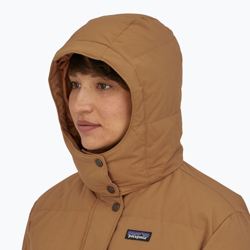 Пуховик жіночий Patagonia Downdrift Parka nest brown 3
