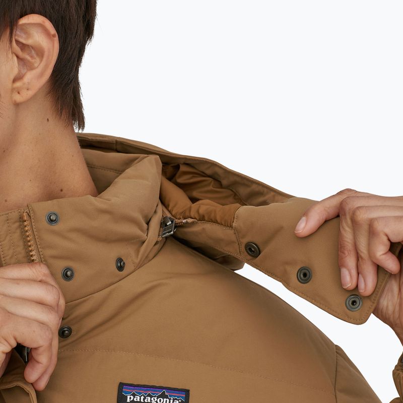Пуховик жіночий Patagonia Downdrift Parka nest brown 4