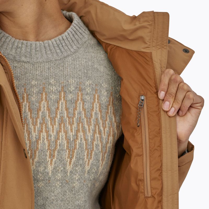 Пуховик жіночий Patagonia Downdrift Parka nest brown 5