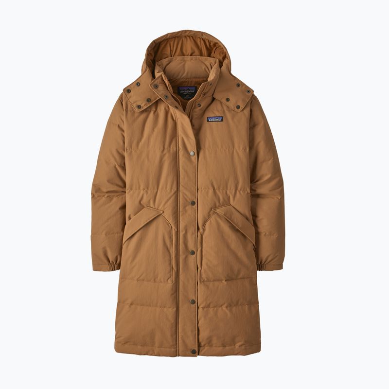 Пуховик жіночий Patagonia Downdrift Parka nest brown 6