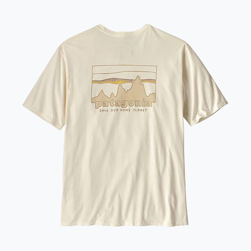 Чоловіча футболка Patagonia '73 Skyline Organic birch white 5