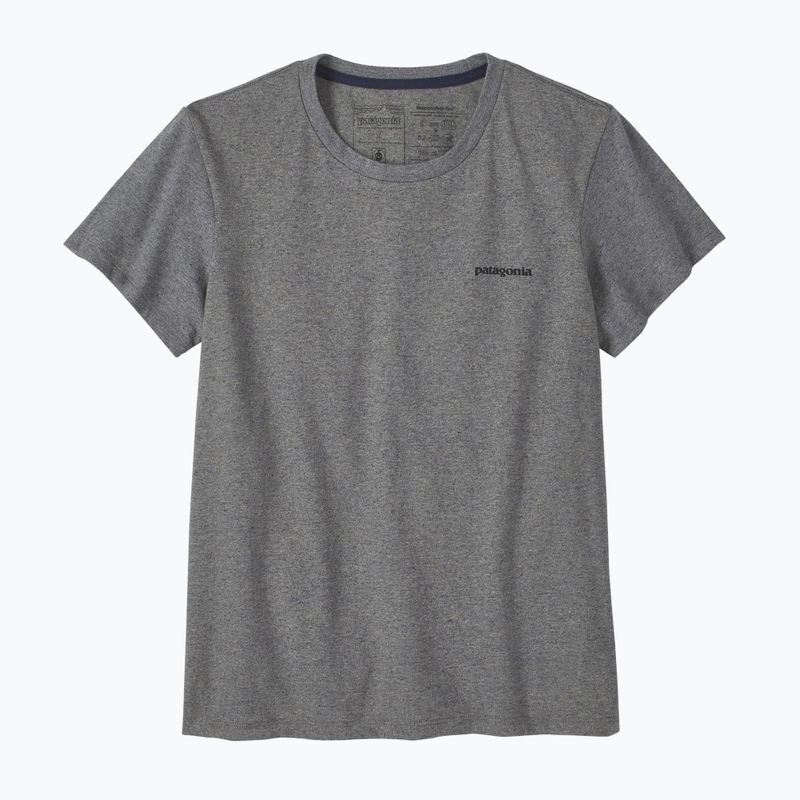 Футболка трекінгова жіноча Patagonia P-6 Logo Responsibili-Tee gravel heather 4