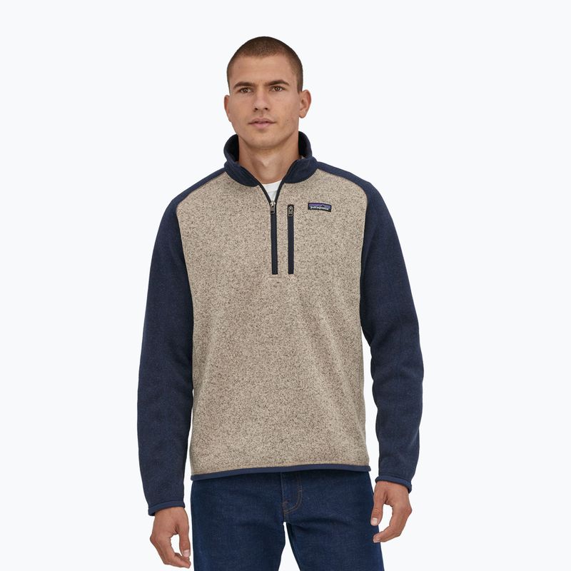Кофта флісова чоловіча Patagonia Better Sweater 1/4 Zip oar tan