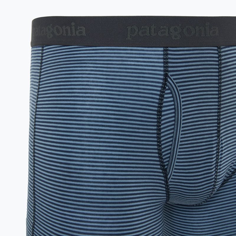 Труси чоловічі Patagonia Essential Boxer Briefs 6" fathom stripe/new navy 3