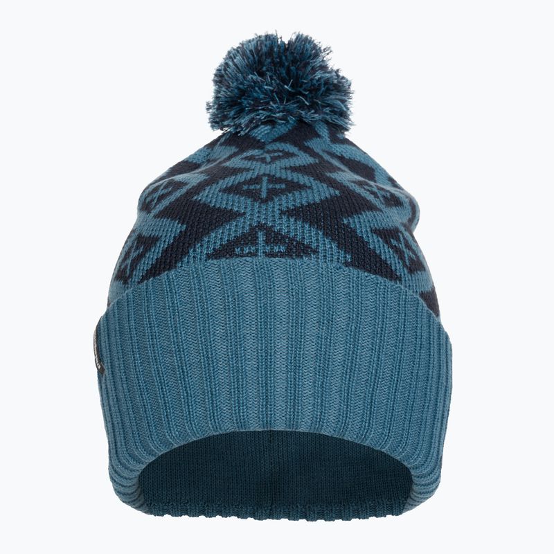 Шапка зимова Patagonia Powder Town Beanie perennial pinecone/wavy blue 2