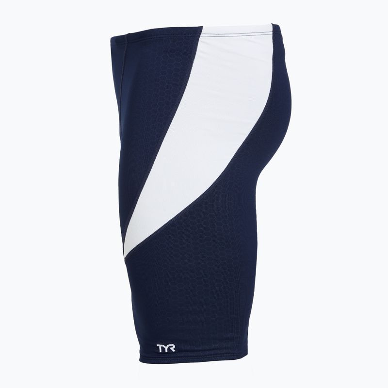 Плавки чоловічі TYR Durafast Elite Curve Splice Hexa Jammer navy/white 4